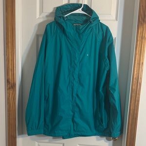 Women's Teal Hooded Jacket